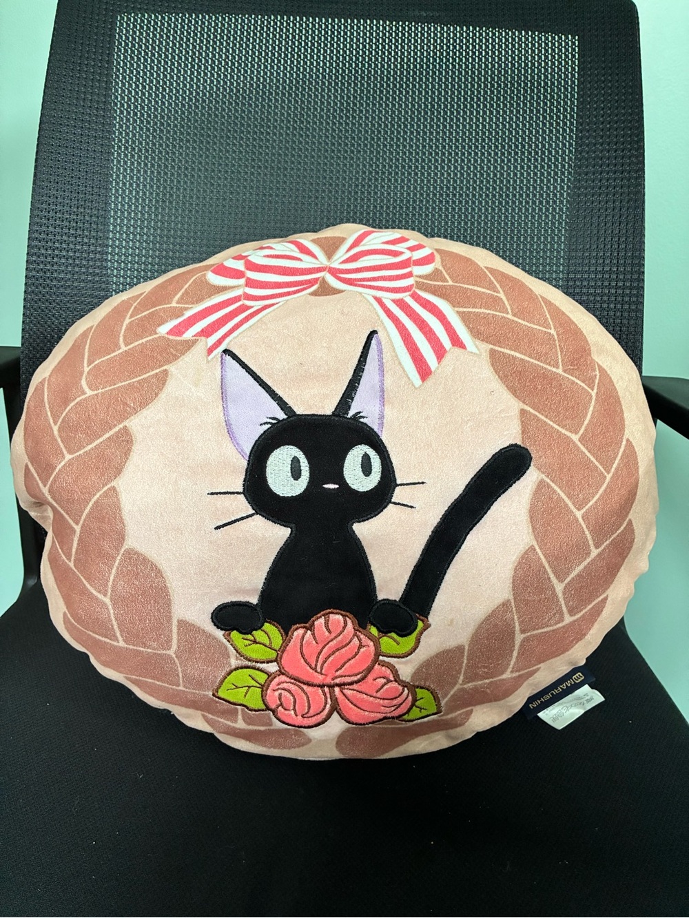 Kiki’s Delivery Service Miyazaki Ghibli Jiji Soft Bread Cushion Pillow 35cm